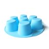 Spot wholesale 7 round cupcakes; silica gel mold; jelly mold; pudding; mousse mold; DIY baking appliances